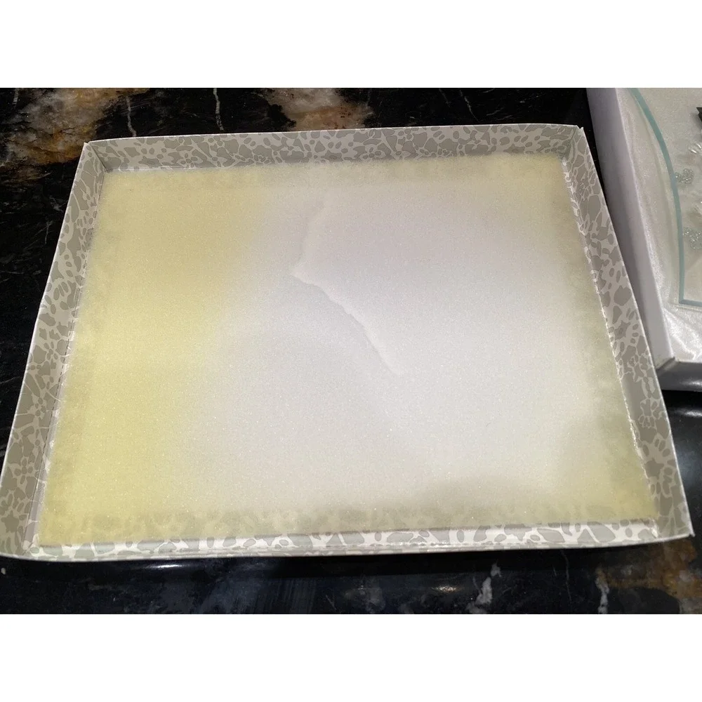 Vintage Italian Glass Photo Frame Claraluna 8